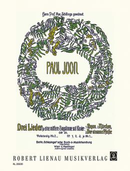 Drei Lieder op. 21/1 Download