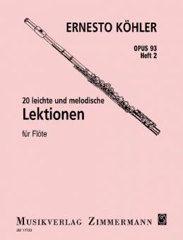 20 leichte und melodische Lektionen op. 93 Heft 2 Download