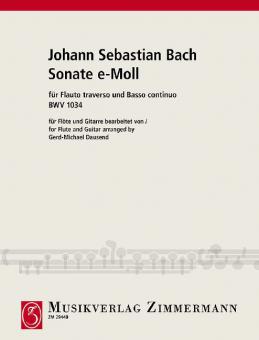 Sonate e-Moll BWV 1034 Download