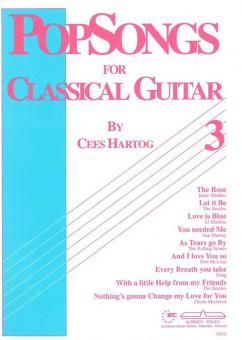 Pop Songs for Classical Guitar 3 