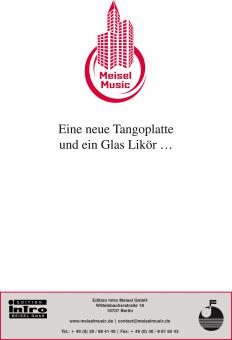 Eine neue Tangoplatte und ein Glas Likör… 