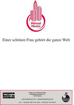 Einer schönen Frau gehört die ganze Welt 