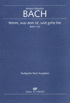 Nimm, was dein ist, und gehe hin 