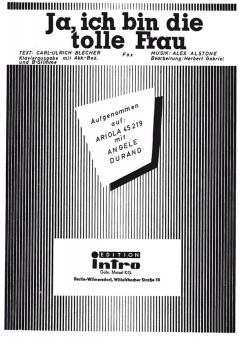 Ja, ich bin die tolle Frau 