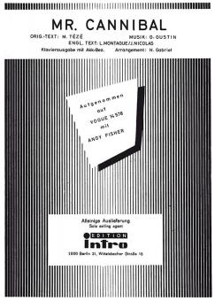 Mr. Cannibal (Monsieur Cannibale) 