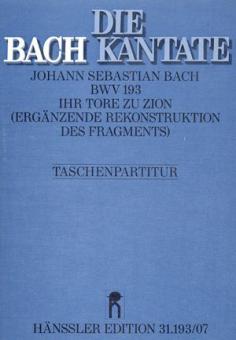 Ihr Tore zu Zion 