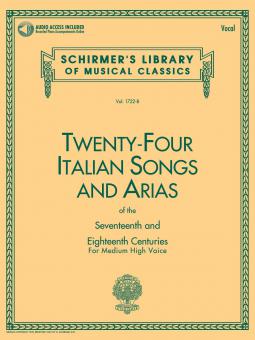 24 Italian Songs and Arias for Medium High Voice 