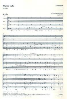 Missa in G-Dur BWV 236 