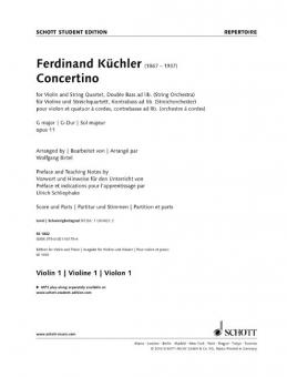 Concertino G-Dur op. 11 
