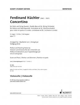 Concertino G-Dur op. 11 