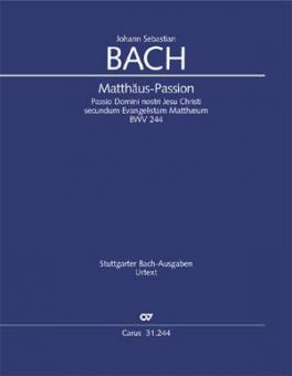 Matthäus-Passion BWV 244 