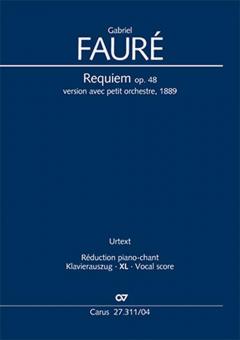 Requiem - Klavierauszug mit Anhang - XL im Großdruck 
