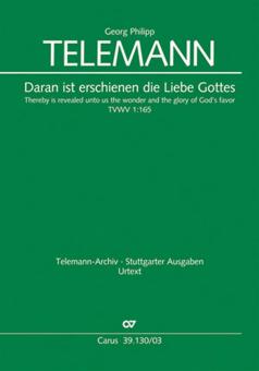 Daran ist erschienen die Liebe Gottes TVWV1:165 Standard