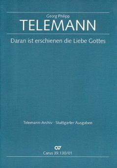 Daran ist erschienen die Liebe Gottes TVWV1:165 