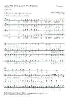 Trauer-Actus 'Ach, wie nichtig, ach wie flüchtig' 