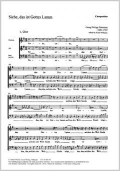 Siehe, das ist Gottes Lamm (I) 