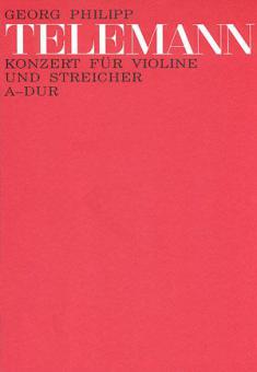 Konzert in A-Dur für Violine und Streicher 