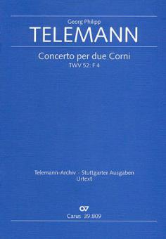 Concerto per due Corni in F-Dur TWV52 