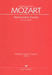 Misericordias Domini KV222 