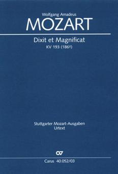 Dixit et Magnificat KV193 Standard