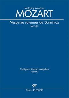 Vesperae solennes de Dominica KV321 Standard