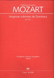 Vesperae solennes de Dominica KV321 