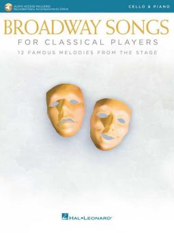 Broadway Songs for Classical Players - Cello and Piano 
