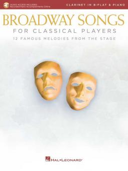Broadway Songs for Classical Players - Clarinet and Piano 