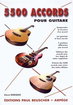5500 Accords pour guitare 