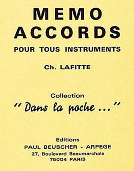 Mémo accords tous instruments 