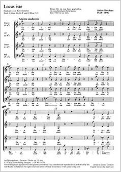 Locus iste & In S. Angelus custodem (Iam lucis) WAB 18 Standard