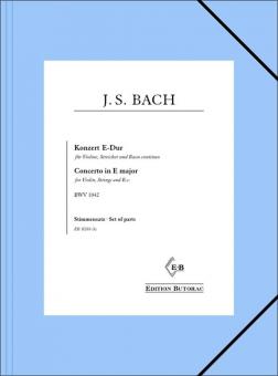 Konzert E-Dur BWV 1042 