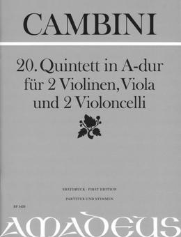 20. Quintett in A-Dur 