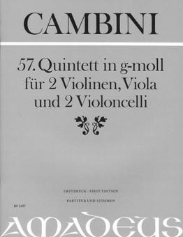 57. Quintett in g-moll 