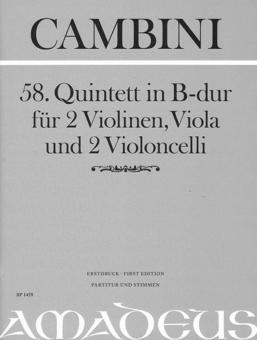 58. Quintett in B-dur 