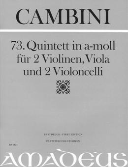73. Quintett in a-moll 