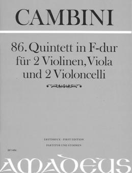 86. Quintett in F-dur 