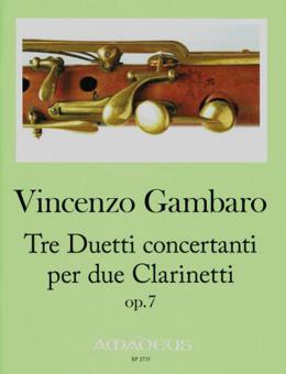 Tre Duetti concertanti op. 7 