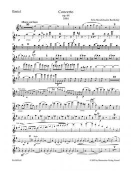 Konzert e-Moll op. 64 für Violine und Orchester 