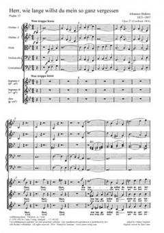 Der 13. Psalm g-Moll op. 27 