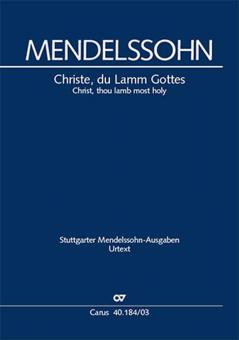 Christe, du Lamm Gottes 