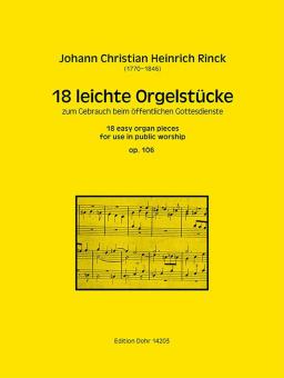 18 leichte Orgelstücke 