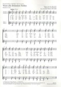 Chorblatt 1 für Frauenchor 