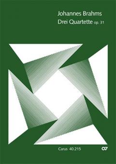 3 Quartette op. 31 