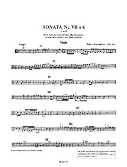Sonata 7 a 4 in d-Moll Standard