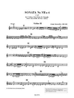 Sonata 7 a 4 in d-Moll Standard