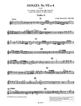 Sonata 7 a 4 in d-Moll Standard