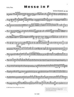 Messe in F op. 49 Standard