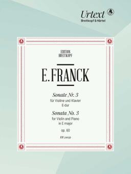 Sonate Nr. 3 für Violine und Klavier E-Dur op. 60 