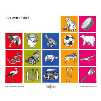 Musikalische Früherziehung 'Tina und Tobi'. Anwesenheitsmarken 1 